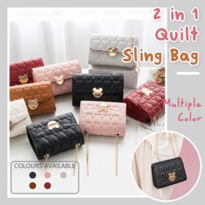 Assorted Female Quilt Slingbag